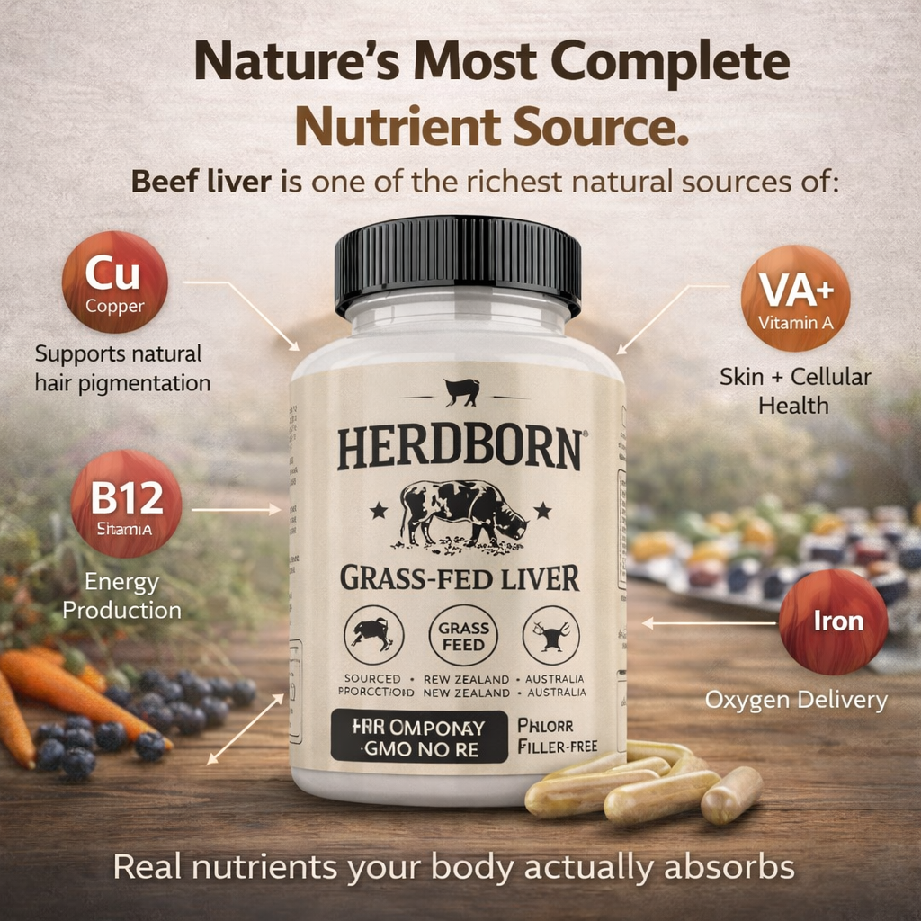 Grass-Fed Beef Liver Capsules
