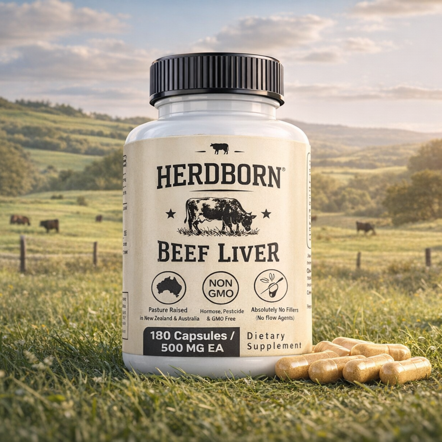 Grass-Fed Beef Liver Capsules